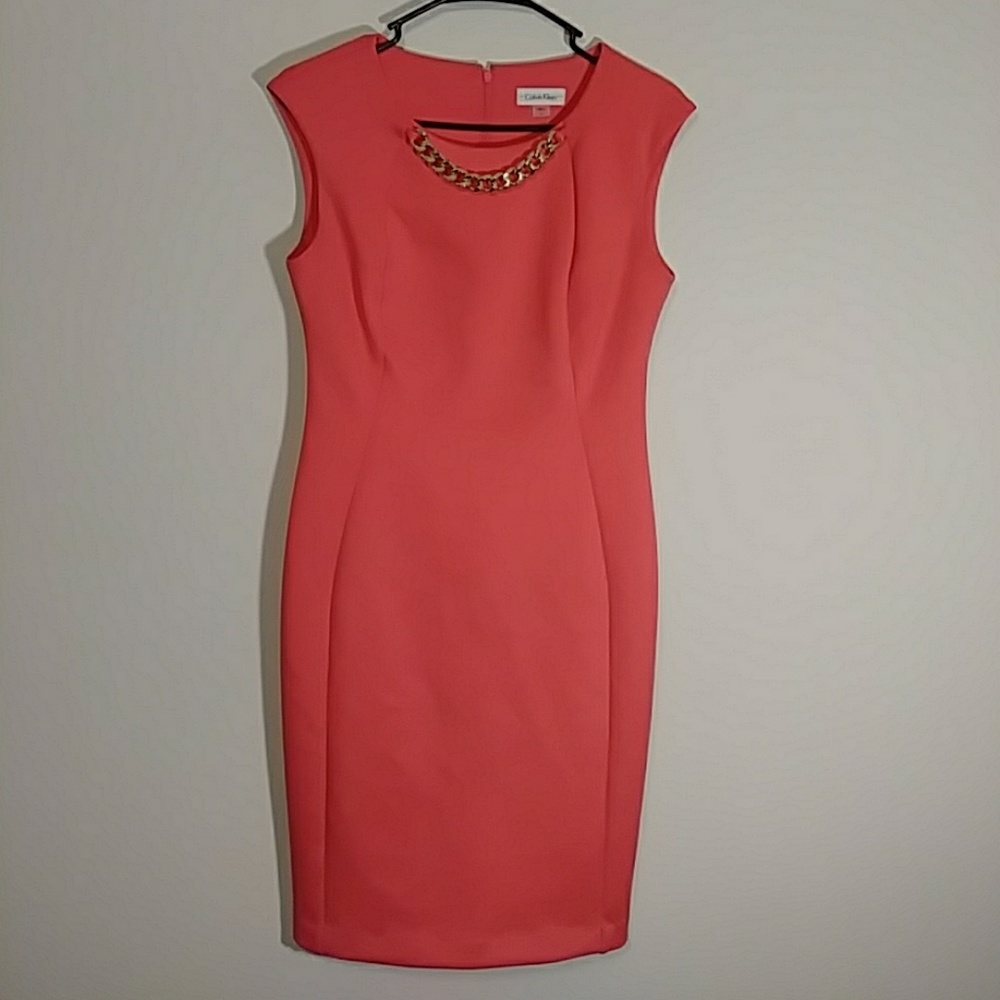 Calvin Klein pink dress